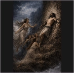 사슬에 묶인 프로메테우스를 찾아온 이오